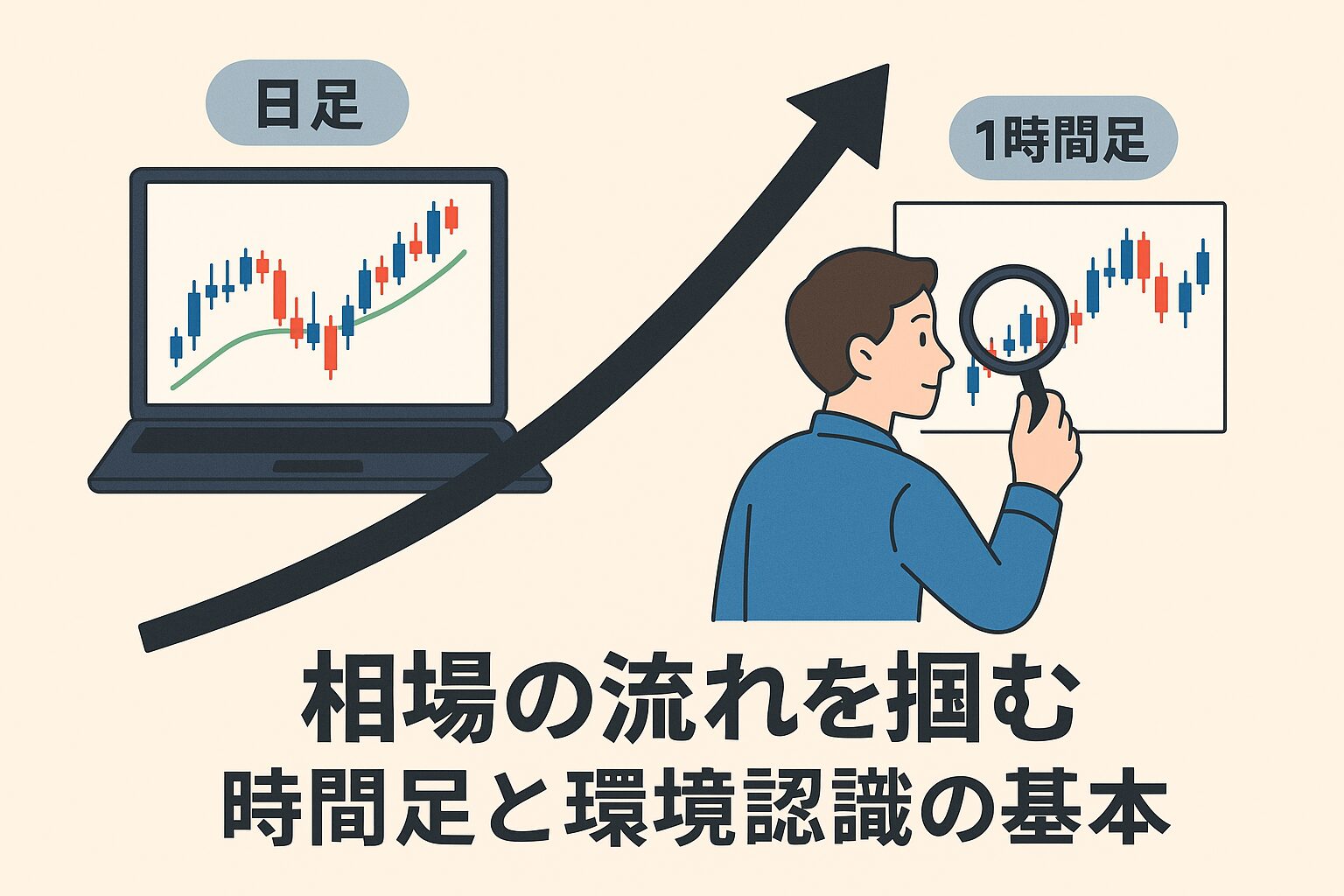 相場の流れを掴む|時間足と環境認識の基本